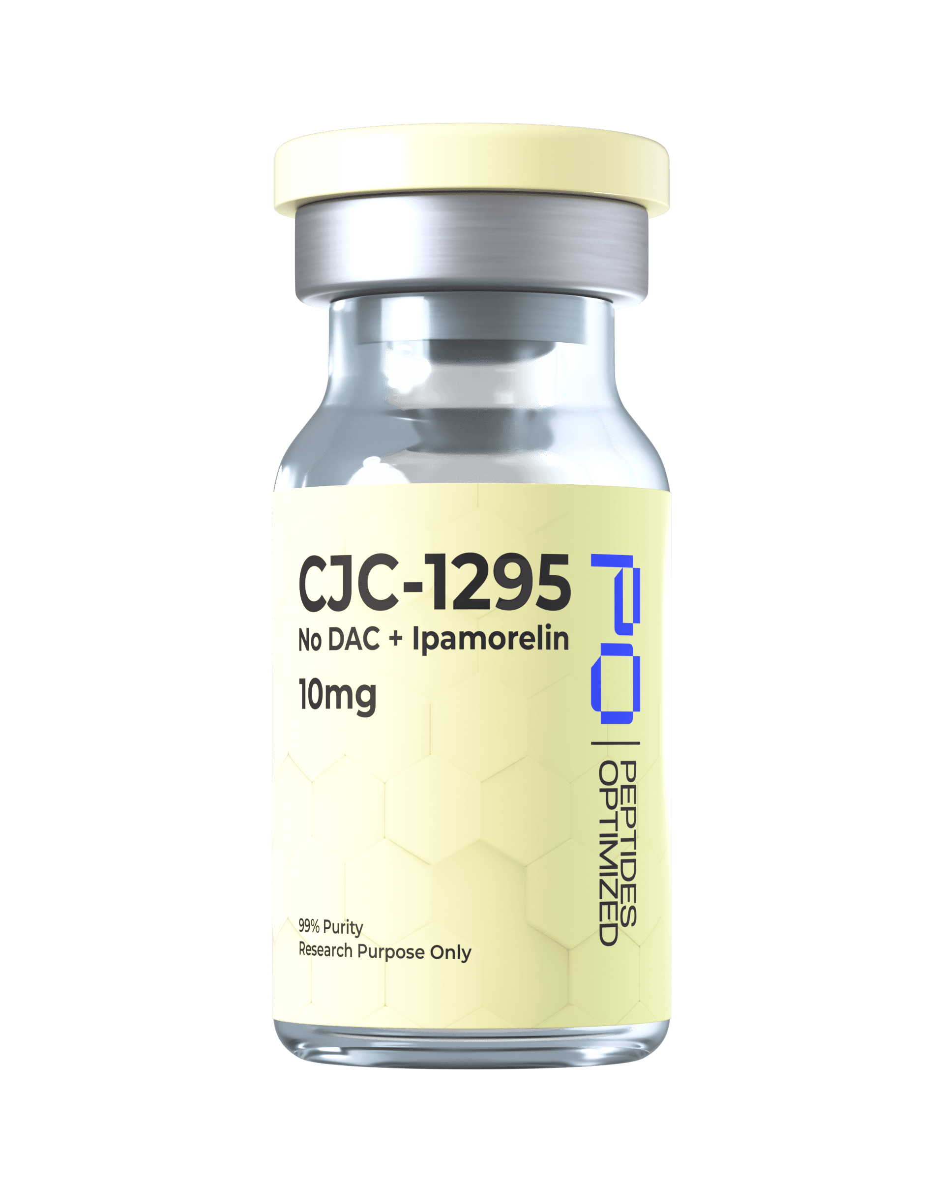 CJC-1295 / Ipamorelin 10 mg research peptide vial - Peptides Optimized