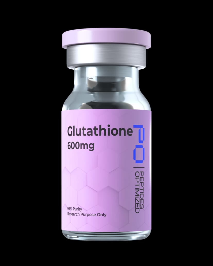 Glutathione research peptide vial - Peptides Optimized