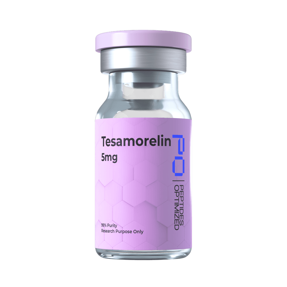 Tesamorelin research peptide 5mg vial - Peptides Optimized