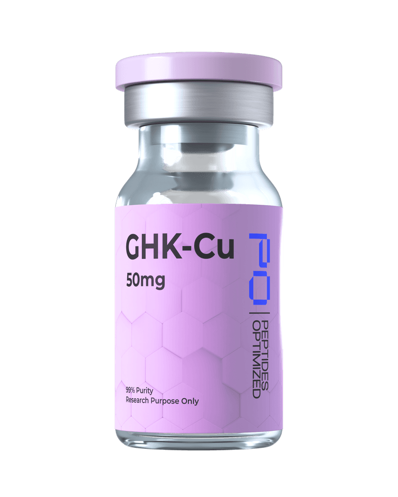 GHK-Cu research peptide 50mg vial - Peptides Optimized