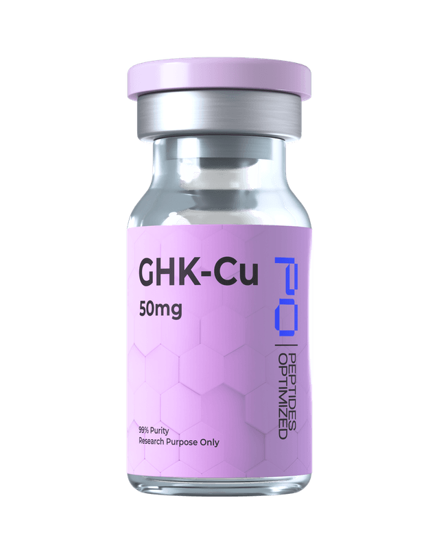 GHK-Cu research peptide 50mg vial - Peptides Optimized