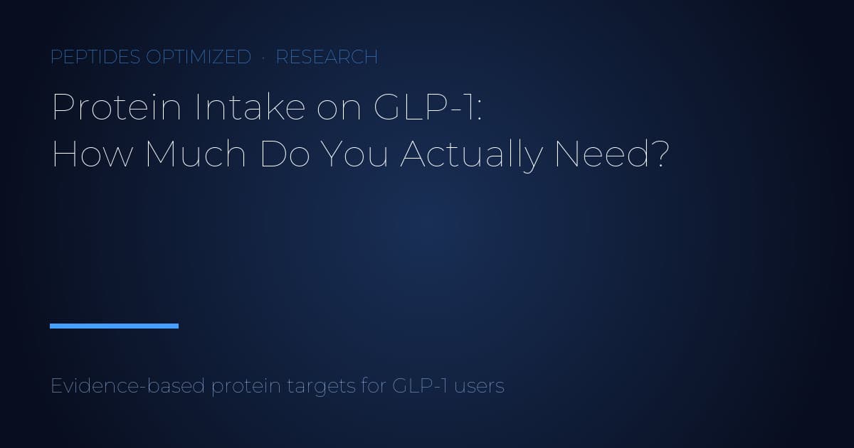 Protein Intake on GLP-1: How Much Do You Actually Need?