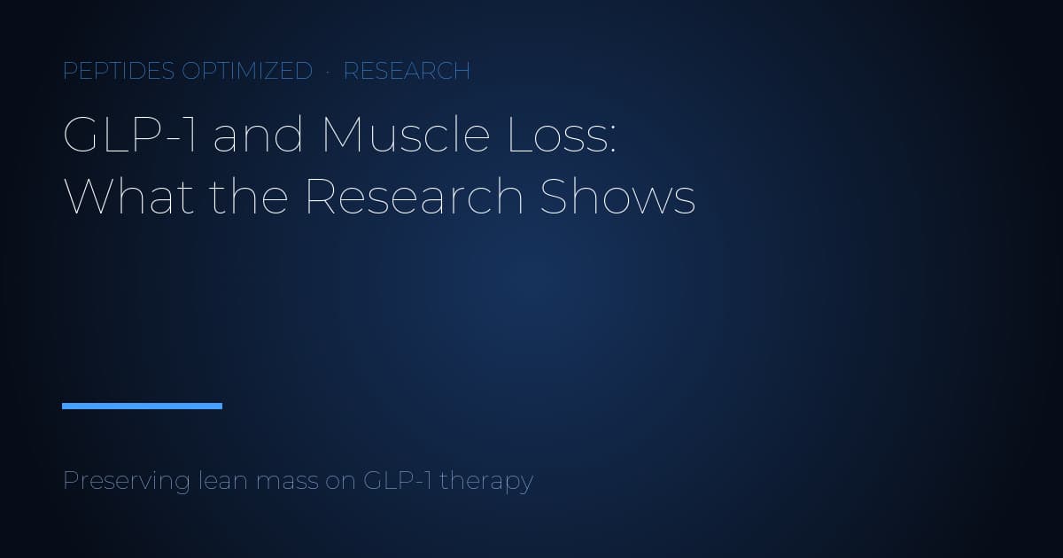 GLP-1 and Muscle Loss: What the Research Shows